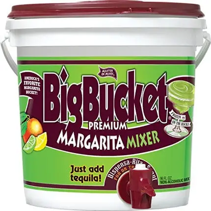 Master of Mixes Margarita Mix, Ready to Use, 96 oz Low-Profile BigBucket, Individually Boxed