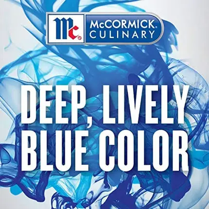 McCormick Culinary Blue Food Coloring, 16 fl oz - One 16 Fluid Ounce Bottle of Blue Food Coloring Liquid to Add Color to Cakes, Cookies, Icings and Fillings