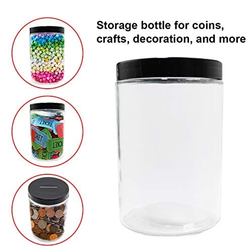 Clear Piggy Bank For Adults Kids Universal, Transparent Money Box  Unopenable Acrylic Savings Jar Birthday Gift