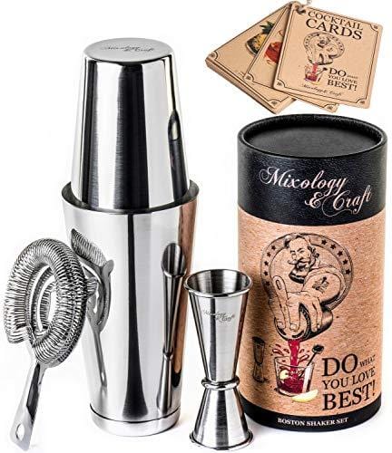 Cocktail Shaker professionale Boston Shaker in acciaio inox Drink Shaker Mixer B Cocktail Shaker professionale Boston Shaker in acciaio inox Drink Shaker Mixer B