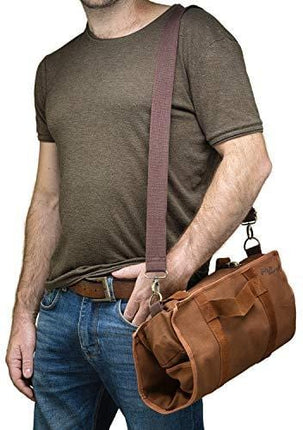 Travel Bartender Bag | Best Bar Kit Bag for Carrying Your Bar Tools with Style | Professional Bartender Roll with Shoulder Strap for Perfect Storage | Mix Awesome Cocktails Anywhere (Bag Only)