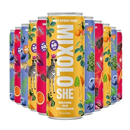 MIXOLOSHE | 12-Pack Variety Flavors | Non-Alcoholic Cocktail | Award Winning | Low Calorie Drink
