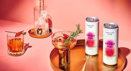 Mocktail Club Bombay Fire - 4 pack l Premium Crafted Non-Alcoholic Cocktails