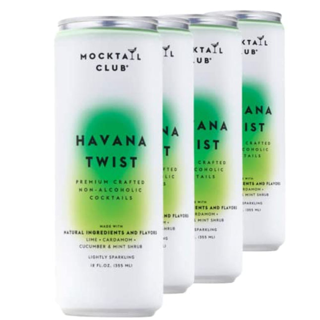 Mocktail Club Havana Twist - 4 pack l Premium Crafted Non-Alcoholic Cocktails