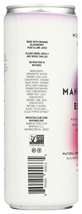 MOCKTAIL CLUB Manhattan Berry Non Alcoholic Cocktail, 12 FZ