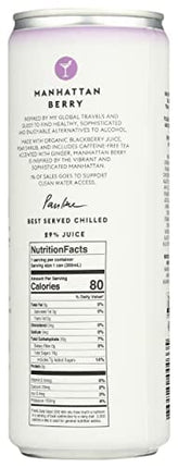 MOCKTAIL CLUB Manhattan Berry Non Alcoholic Cocktail, 12 FZ