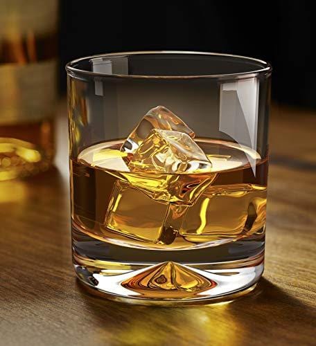 DeeCoo Crystal Old Fashioned Whiskey Glasses (Set of 4), 11 Oz Unique  Bourbon Glass, Ultra-Clarity D…See more DeeCoo Crystal Old Fashioned  Whiskey