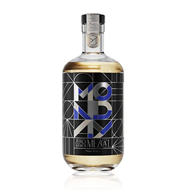 MONDAY Zero Alcohol Mezcal – An Award Winning Non-Alcoholic Spirit with Zero Carbs, No Sugar, 0 Calories - 750ml