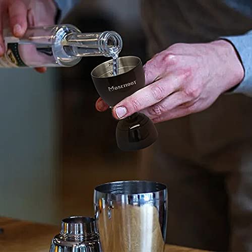 Cocktail Jigger For Bartending, Huge Double Jigger 2 Oz 1 Oz Made From Thick Stainless Steel 304 Premium Bar Alcohol Measuring Tools