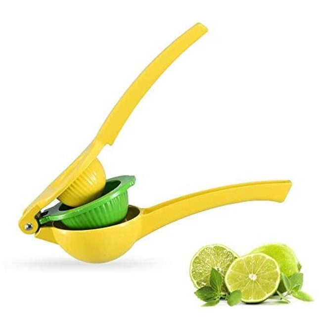 Mr Rudolf Manual Juicer Citrus Lemon Squeezer - Hand Fruit Juicer Lime Press,Professional Hand Juicer Kitchen Tool,Yellow