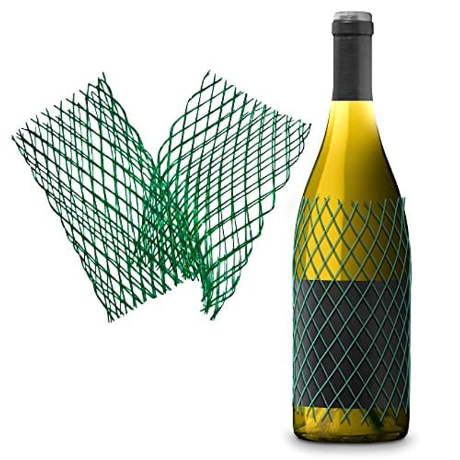 Mesh Protective Sleeves For Wine Bottles or Liquor - 7” Long- Keep Bottles Safe While Traveling by MT Products (25 Pieces)