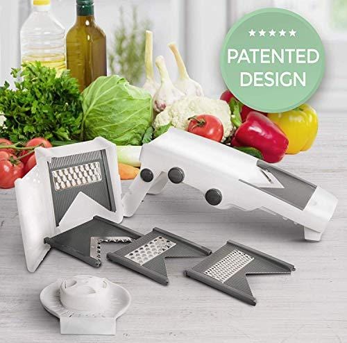 Mueller Mandoline Slicer, Five Blade Adjustable Vegetable Slicer, Cutter,  Shredder, Veggie Slicers for Fruits and Vegetables