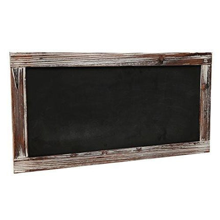 25 X 12 Rustic Style Wood Framed Erasable Chalkboard Message Memo Board, Cafe Menu Sign