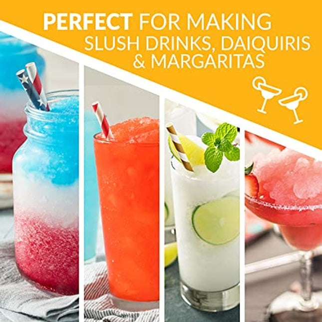 Nostalgia Taco Tuesday 64-Oz Frozen Margarita & Slush Blender with Easy-Flow Spout for Margaritas, Daiquiris, Slushies & Frozen Blended Drinks, Green