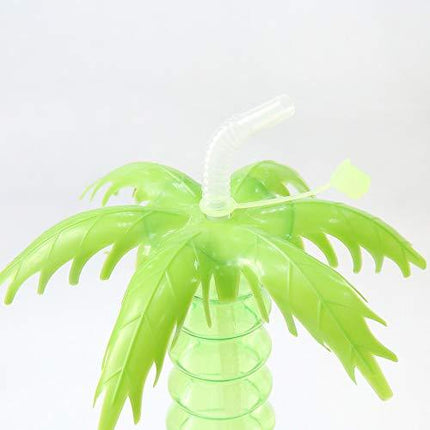 NOVELTY GIFTS1 Palm Tree Luau Yard Cups Pack of 3