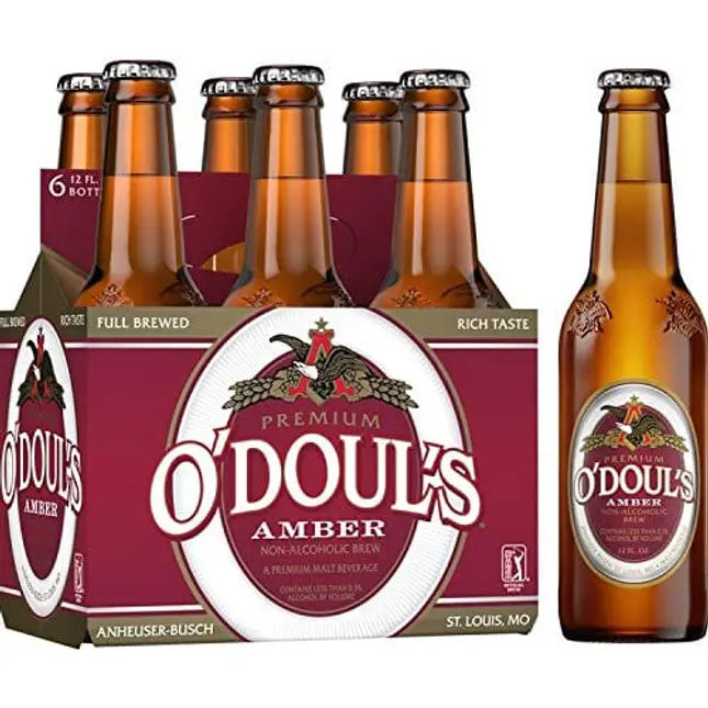 O'Doul's NA - Premium Amber - 12 oz (6 Glass Bottles)