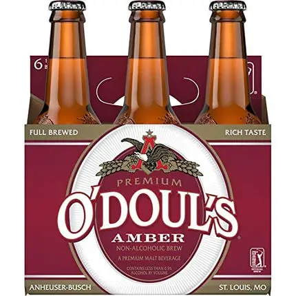 O'Doul's NA - Premium Amber - 12 oz (6 Glass Bottles)
