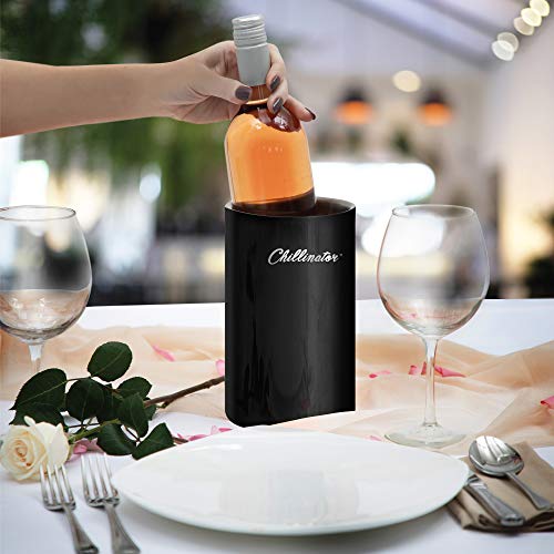 Chillinator Premium Iceless Wine Chiller Bucket – Champagne Bucket - Insulated Dou ...