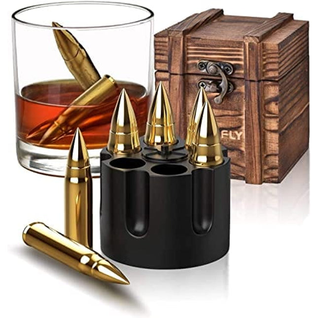 Gifts for Men Dad Husband Father's Day, Whiskey Stones, Unique Anniversary Birthday Gift Ideas for Him Boyfriend, Man Cave Stuff Cool Gadgets Retirement Bourbon Presents for Uncle Grandpa