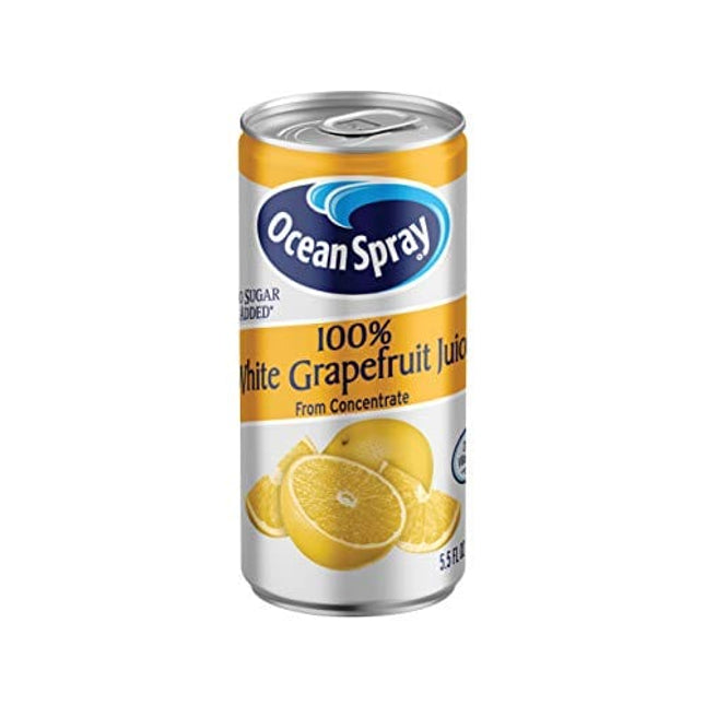 Ocean Spray 100% White Grapefruit Juice Mini Cans, 5.5 Ounce (Pack of 48)
