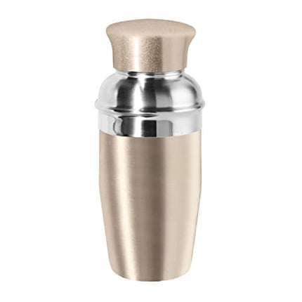 OGGI Mini Cocktail Shaker 10oz - Gold, Stainless Steel - Ideal Single Serve Martini Shaker, Great Small Size Suitable for Mini Bar, On the Go, Travel, RV, Camping