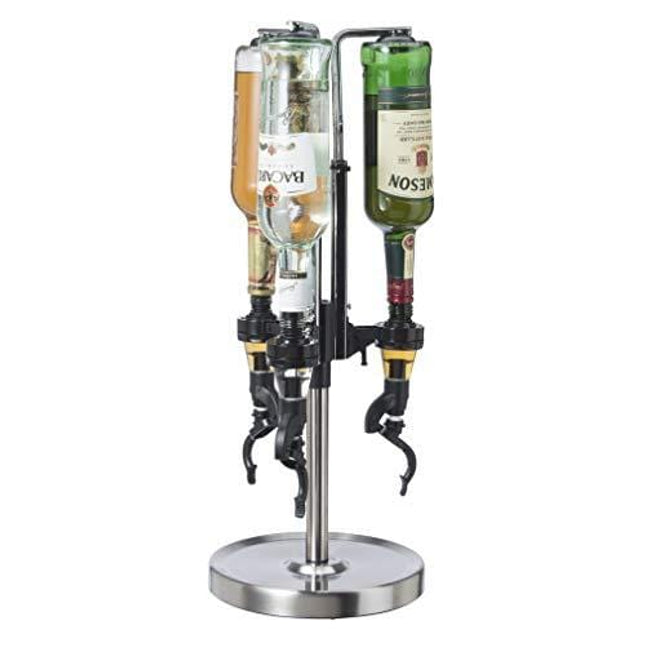 Oggi Professional Revolving 3-Bottle Liquor Dispenser
