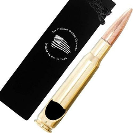50 Caliber BMG Real Bullet Bottle Opener - Made in the USA