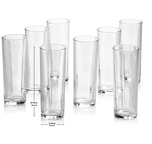 Home Essentials & Beyond Home Essentials Drinking Glasses Set of 10 Highball Glass Cups 16 oz. Basic Water Glasses, Beer, Juice, Cocktails, Wine, Iced