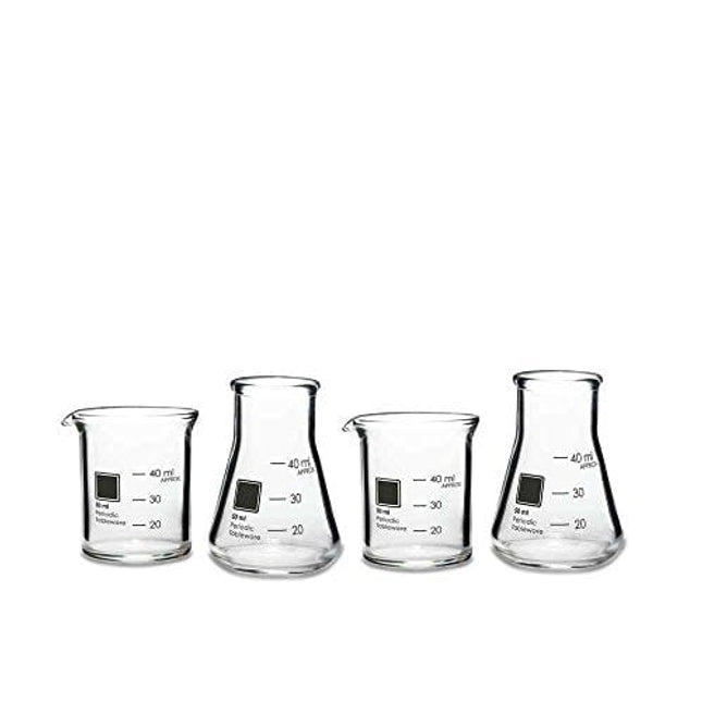 Periodic Tableware Laboratory Beaker Shot Glasses