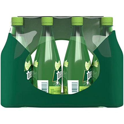 Perrier Lime Flavored Sparkling Water, 16.9 FL OZ Plastic Water Bottles (24 Count)
