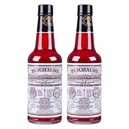 Peychaud's Aromatic Cocktail Bitters - 10 Ounce Bottle - PACK OF 2
