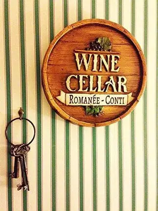 Piazza Pisano Wine Barrel Personalized Wine Cellar Sign