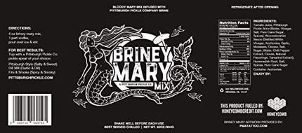 Briney Mary - Pittsburgh Pickle Company's Award-Winning Bloody Mary Cocktail Mix