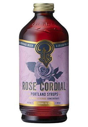 Portland Syrups Rose Cordial Syrup (12 Fl Oz (Pack of 1))