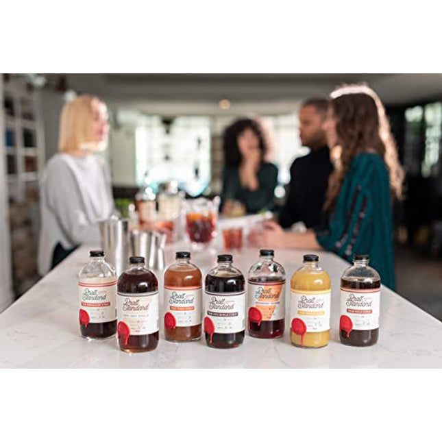 Pratt Standard Cocktail Company, Authentic Ginger Syrup for Cocktails, Non-Alcoholic Mixer , 16 Fl Oz , Pack of 1.