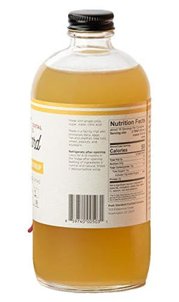 Pratt Standard Cocktail Company, Authentic Ginger Syrup for Cocktails, Non-Alcoholic Mixer , 16 Fl Oz , Pack of 1.