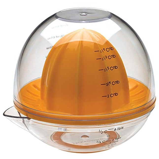 Prepworks by Progressive Dome Citrus Juicer, Lemon Lime Orange Grapefruit Press, Hand Held, Manual Lemon Squeezer