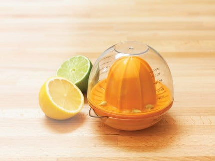 Prepworks by Progressive Dome Citrus Juicer, Lemon Lime Orange Grapefruit Press, Hand Held, Manual Lemon Squeezer