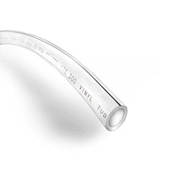 25 Feet - 5/16" ID 7/16" OD Clear Vinyl Tubing Food Grade Multipurpose Tube for Beer Line, Kegerator, Wine Making, Airline Tubing for Aquarium, Air Water Hose, Fuel Line by Proper Pour