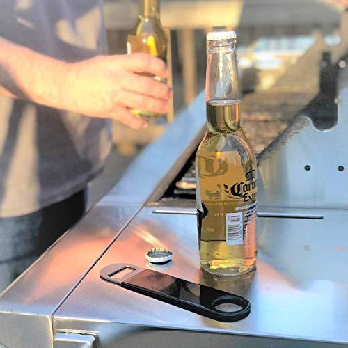 thumbnail image 2 of ProSMF Flat Beer Bottle Openers, Bartender Stainless Steel Heavy Duty, - Advance 2 of 11
