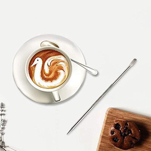 Stainless Steel Mesh Shaker Cappuccino Coffee Decorating Latte Art Barista  Tool