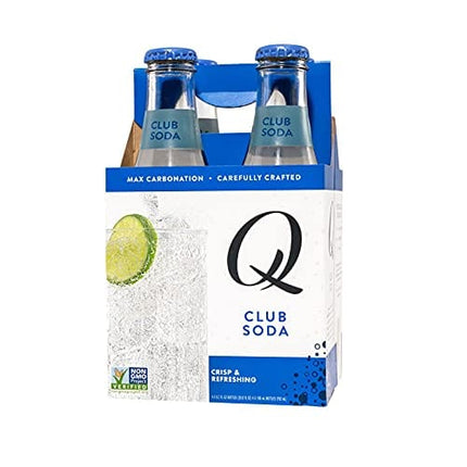 Q Club Soda, Premium Club Soda, 500 mL, 6 Bottles