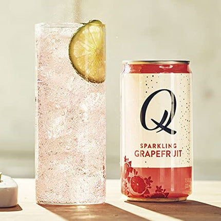 Q Mixers Sparkling Grapefruit, Premium Cocktail Mixer Made with Real Ingredients, 7.5 Fl oz (Pack of 24)