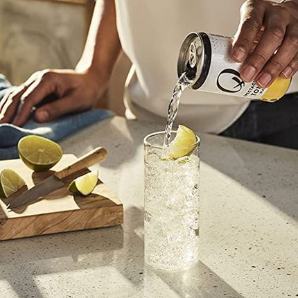 Q Mixers Tonic Water, Premium Tonic Water: Real Ingredients & Less Sweet, 7.5 Fl oz, (Only 45 Calories per Can) (Pack of 24)
