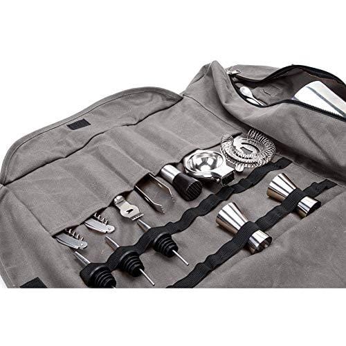 Bar Tools Case Bar & Wine Tools Bag, Bartender Kit Bag, Portable Bar Case bag for Tra ...