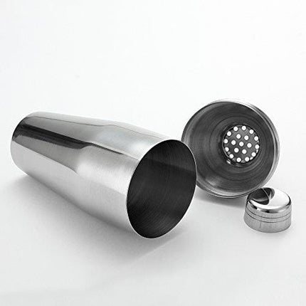 QLL 25oz Stainless Steel No Leaks Cocktail Shaker, Pro Mixing Good Solid Martini/Drink Shaker