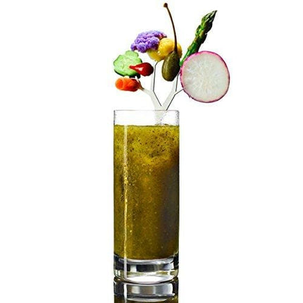 Raw Rutes - Tree Brunch Gourmet Cocktail Pick - For Epic Bloody Mary and Cocktail Garnishes - MADE IN USA - Stainless Steel Construction - Over Eight Inches Tall!