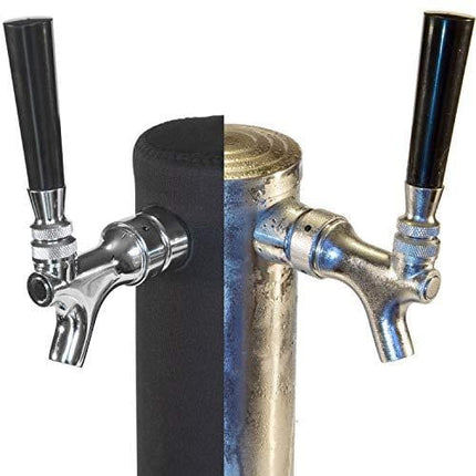 Advanced Mixology Keg Tower Insulator Custom, Neoprene Beer Tower Cover, Customizable Size, End Foam and Ensure Ice-Cold Pours (3.0" Diameter x 14.0")