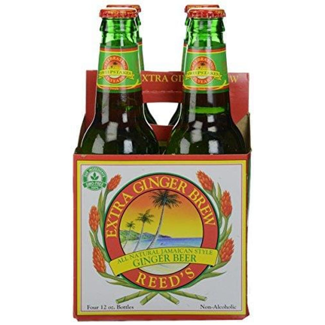 Reed's Extra-Ginger Soda, 12 Fl Oz (pack of 4)