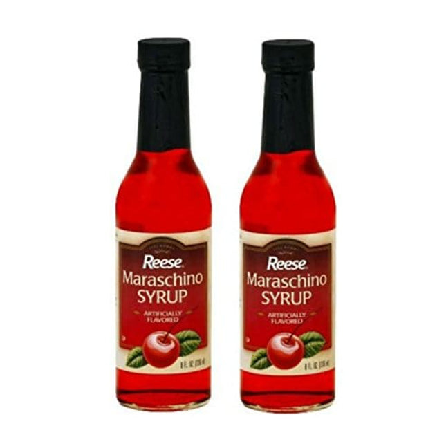 Reese Syrup Maraschino, 8 Fl Oz (Pack of 2)